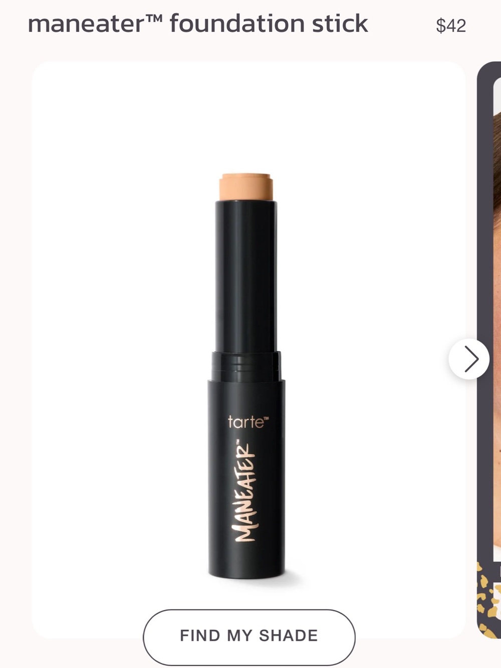 Tarte Maneater Foundation Stick 4 for $40